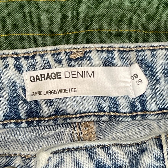 GARAGE Stonewashed High Waisted Jeans - Picture 3 of 4